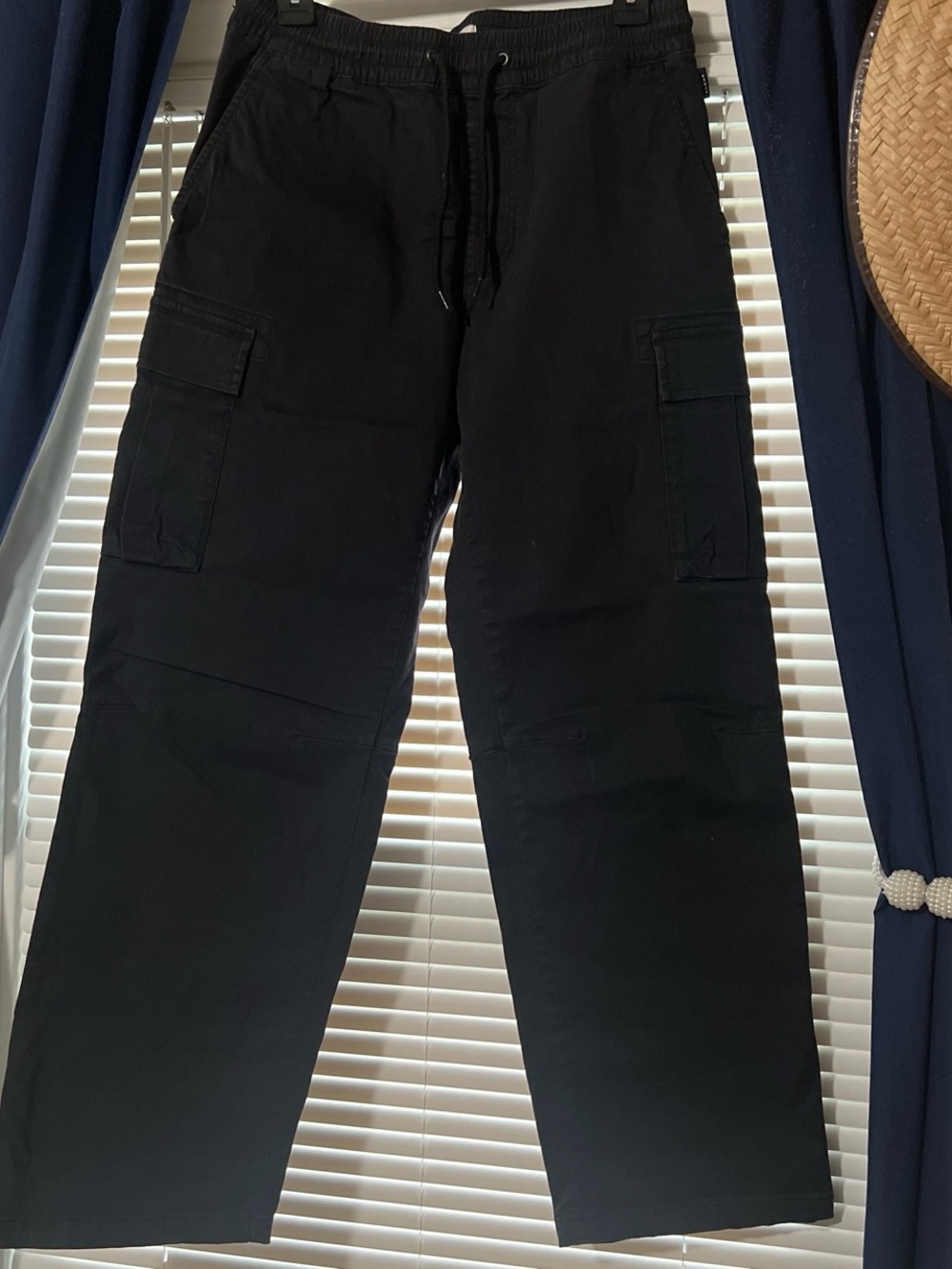 Pacsun Men's Baggy Black Cargo Pants